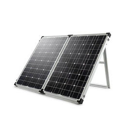 100 equipo sólido del panel solar del panel solar 2Pcs 100W del vatio 12V construido en Kickstand