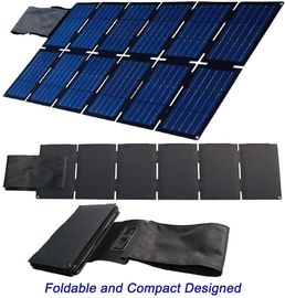 Uso solar de las actividades al aire libre del poder más elevado del cargador 100W del plegamiento negro