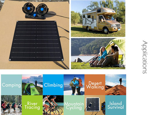 Batería ligera el panel solar plegable cargado de 20 vatios